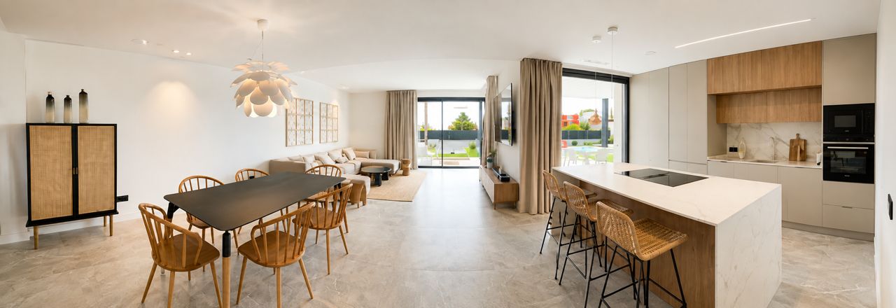Nybyggda villor i La Nucía
