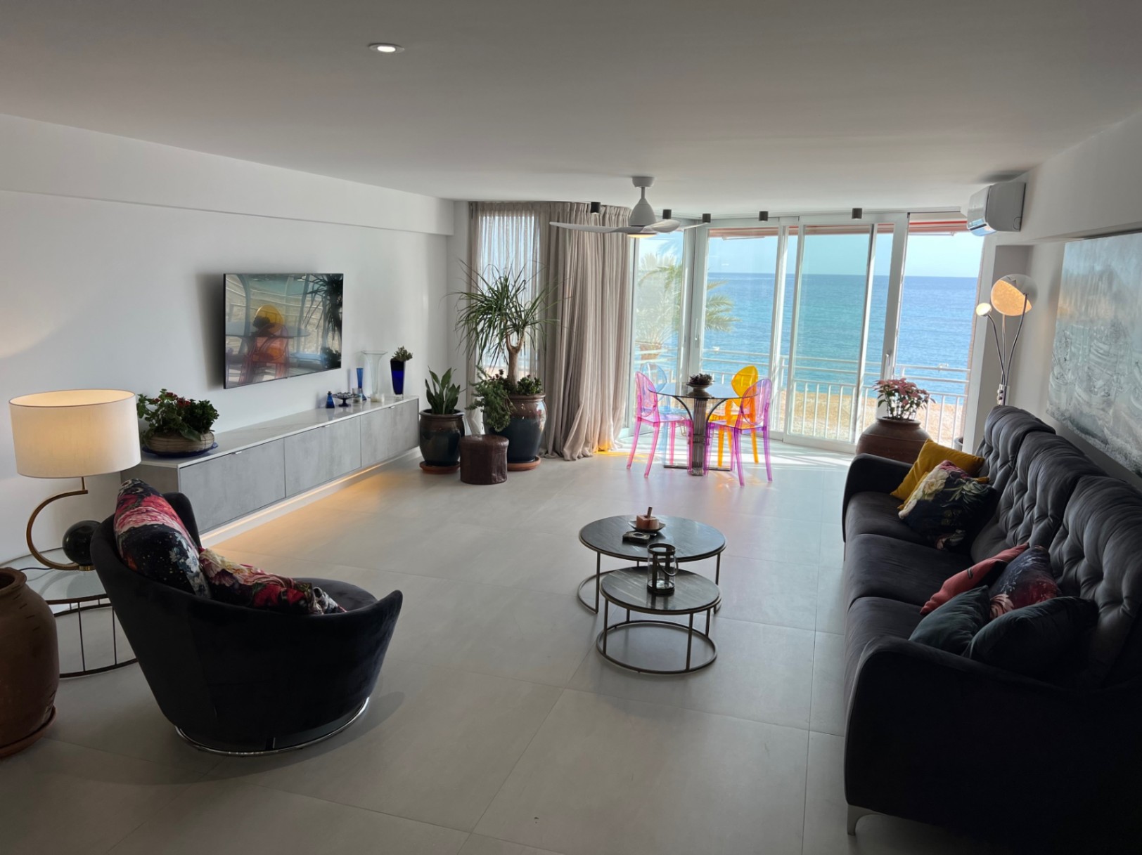 Altea: Apartment in erster Meereslinie mit Meerblick